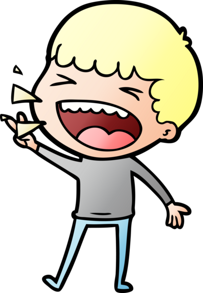 Bir insan tarafından çizilmiş gülen adam.