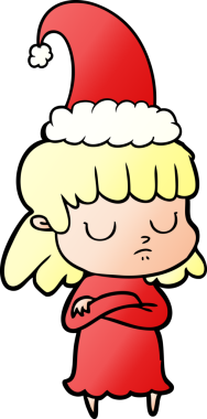 Bir insan tarafından çizilmiş ilgisiz bir kadın çizgi filmi.