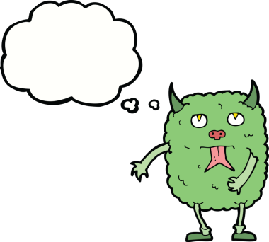 Bir insan tarafından çizilmiş el çizimi karikatür