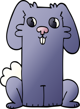 Bir insan tarafından çizilmiş şirin tavşan.