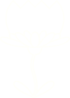 Bir insan tarafından çizilen çiçek tebeşiri