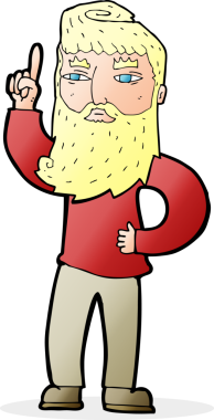 Bir insan tarafından çizilmiş bir fikri olan çizgi film adamı.