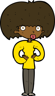 Bir insan tarafından çizilmiş bir karikatür.