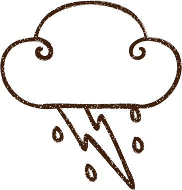 Fırtına Bulutu Kömürü Bir insan tarafından çizilmiş