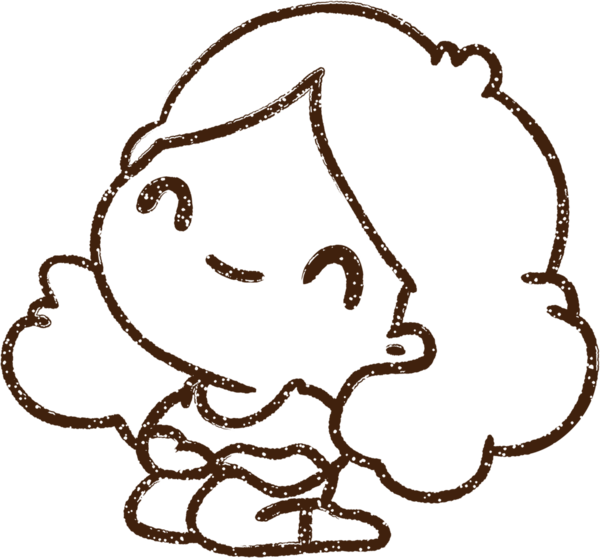 Bir insan tarafından çizilen Mutlu Kadın Kömürü