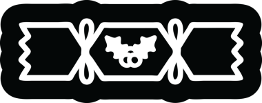 Bir insan tarafından çizilmiş noel krakeri simgesi