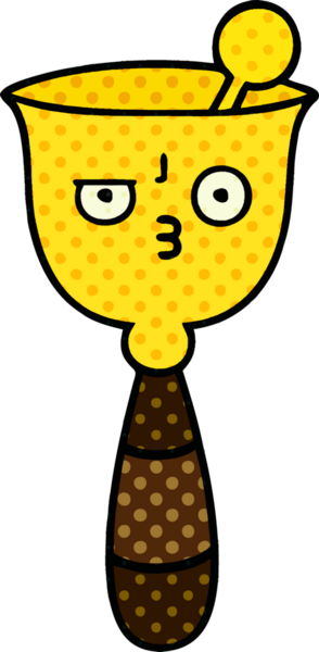 Bir insan tarafından çizilmiş okul çanının çizgi filmi.