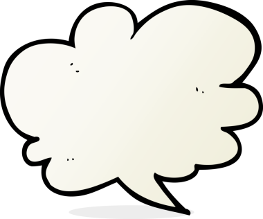 Bir insan tarafından çizilmiş serbest konuşma balonu