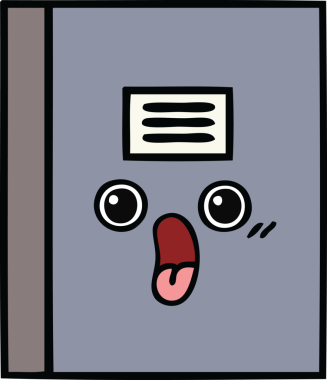 Bir insan tarafından çizilmiş güzel bir defter karikatürü.