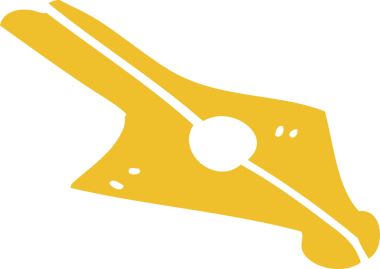 Bir insan tarafından çizilmiş karikatür dolmakalemi.