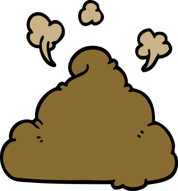 Bir insan tarafından çizilmiş karikatür kakası.