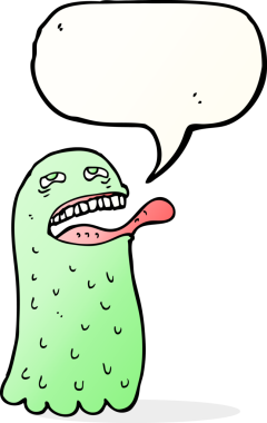 Bir insan tarafından çizilmiş komik bir karikatür.