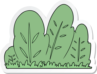 Bir insan tarafından çizilmiş karikatür çiti çıkartması.