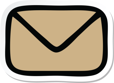 Bir insan tarafından çizilmiş şirin bir karikatür kağıdının etiketi.