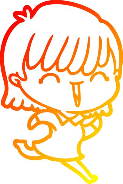 Bir insan tarafından çizilmiş bir karikatür kadın çizimi