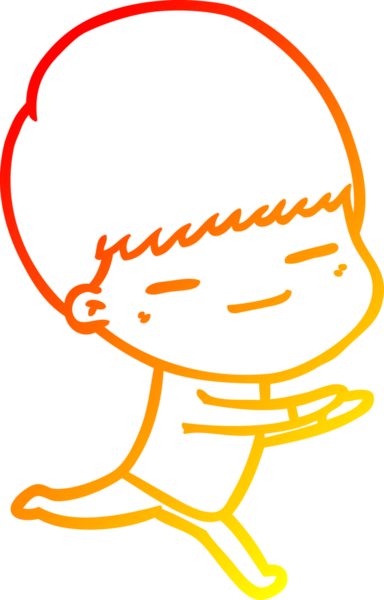 Bir insan tarafından çizilmiş kendini beğenmiş bir çizgi film karakteri çizimi.