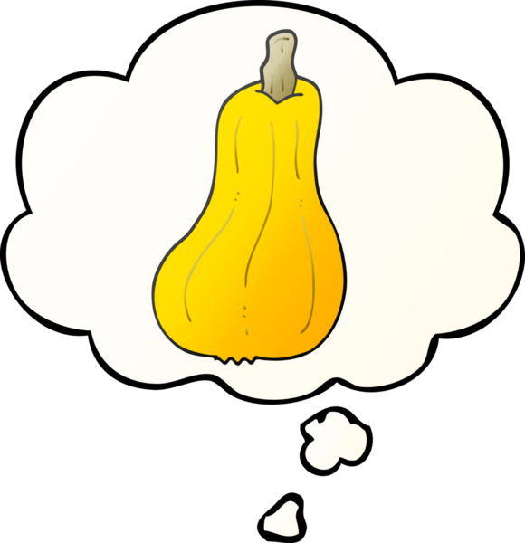 Düşünce baloncuklu çizgi film kabağı bir insan tarafından çizilmiş düzgün eğimli stil