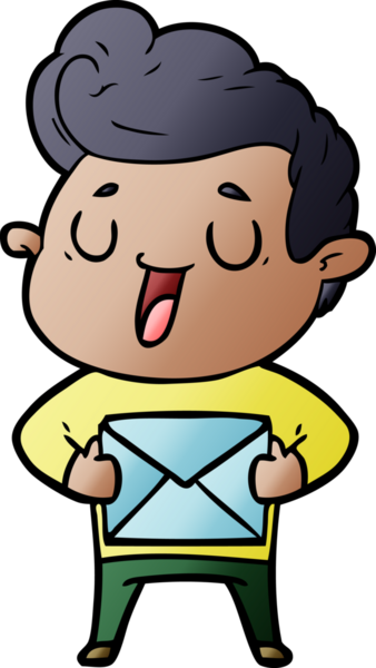 Bir insan tarafından çizilmiş mutlu çizgi film adamı.