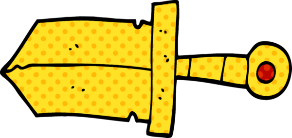 Bir insan tarafından çizilmiş karalama hançeri.