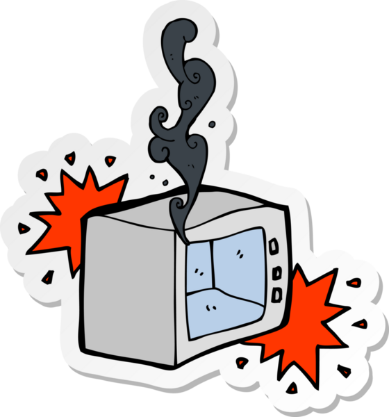 Bir insan tarafından çizilmiş mikro dalga fırın etiketi.