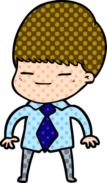 Bir insan tarafından çizilmiş kendini beğenmiş bir çocuk.