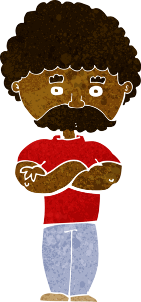 Bir insan tarafından çizilmiş kolları olan çizgi film babası.