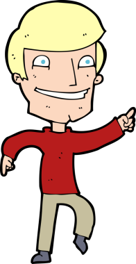 Bir insan tarafından çizilmiş mutlu adam çizgi filmi.