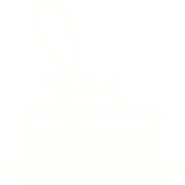 Bir insan tarafından çizilen krep yığını tebeşiri