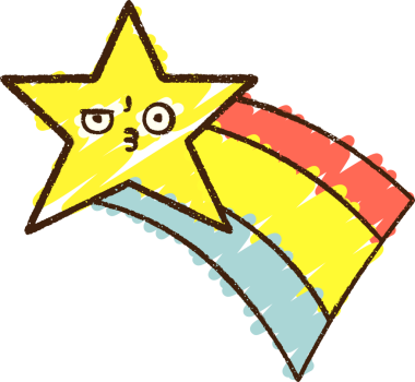 Bir insan tarafından çizilen Yıldız Tebeşiri