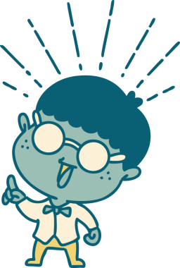 Bir insan tarafından çizilmiş dahice fikirli, geleneksel dövme stili bir adamın resmi.