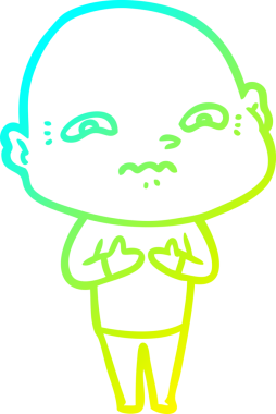 Bir insan tarafından çizilmiş, karikatür çizimi.