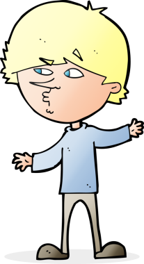 Bir insan tarafından çizilmiş garip bir adam.