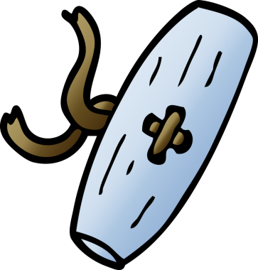 bir insan tarafından çizilmiş eski bir karalama düğmesi