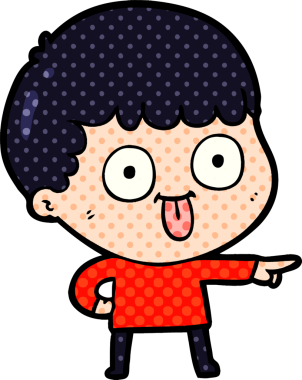 Bir insan tarafından çizilmiş çizgi film adamı.