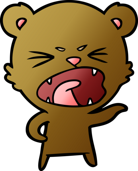 Bir insan tarafından çizilmiş bir çizgi film karakteri.