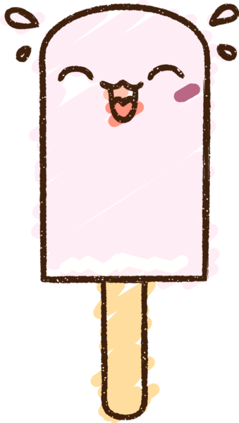 Bir insan tarafından çizilen buzlu şeker tebeşiri.