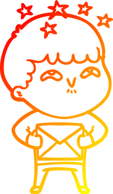 İnsan tarafından çizilmiş bir çizgi film karakteri.