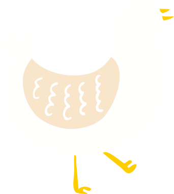 Bir insan tarafından çizilmiş düz renk çizim karikatürü