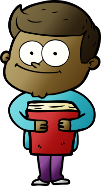 Bir insan tarafından çizilmiş mutlu bir adam.