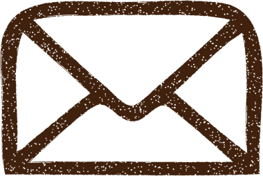 Bir insan tarafından çizilmiş Posta Sembolü Kömür Çizimi