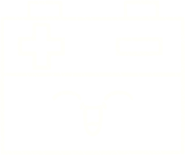 Bir insan tarafından çizilmiş pil tebeşiri.