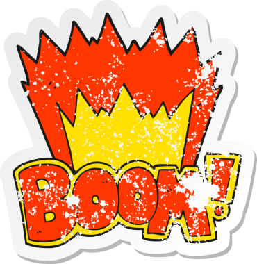 Bir insan tarafından çizilmiş bir çizgi filmin gerilimli yapıştırması.