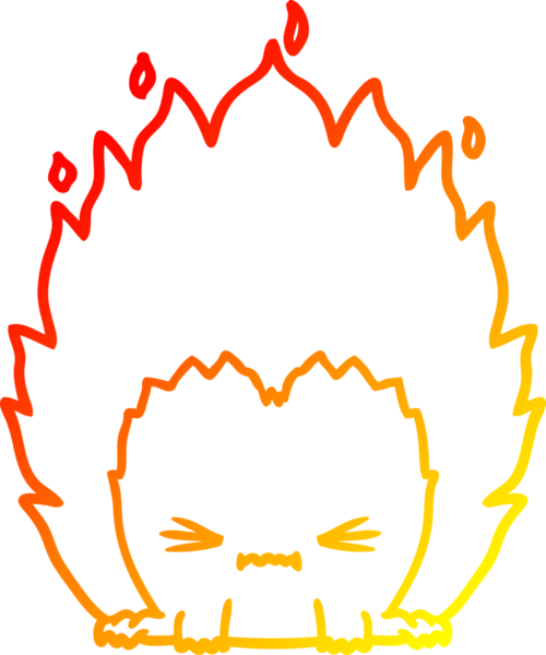 Bir insan tarafından çizilmiş çizgi film karakteri çizimi.