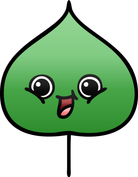 Bir insan tarafından çizilmiş dışavurumsal yaprağın gölgelenmiş çizimi