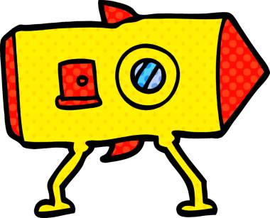 Bir insan tarafından çizilmiş karalama uzay gemisi