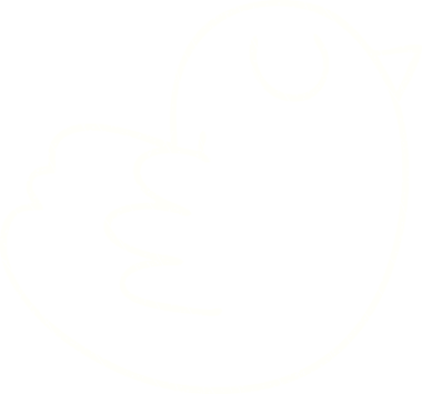 Bir insan tarafından çizilen kuş tebeşiri