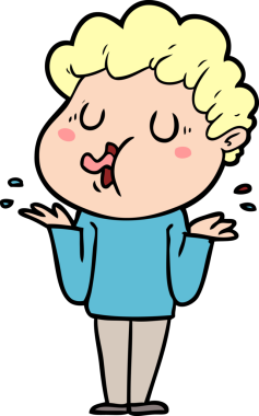 Bir insan tarafından çizilmiş çizgi film şarkıcısı.