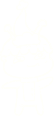 Bir insan tarafından çizilen Noel Uzaylı Tebeşiri