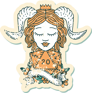 Retro Dövme Biçimi Bir insan tarafından çizilmiş doğal yirmi zar atışıyla düzenleme