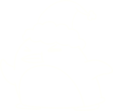 Bir insan tarafından çizilmiş Noel Pengueni Tebeşiri